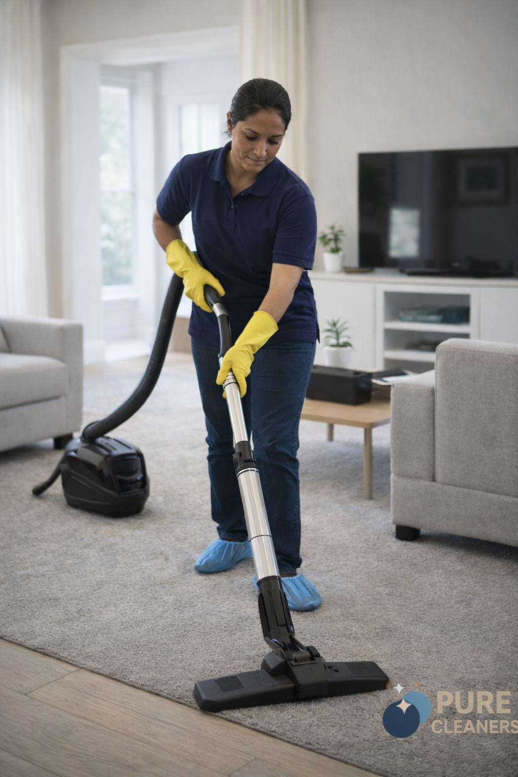 Pure Cleaners team at work